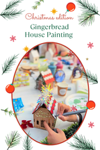 Gingerbread House Painting