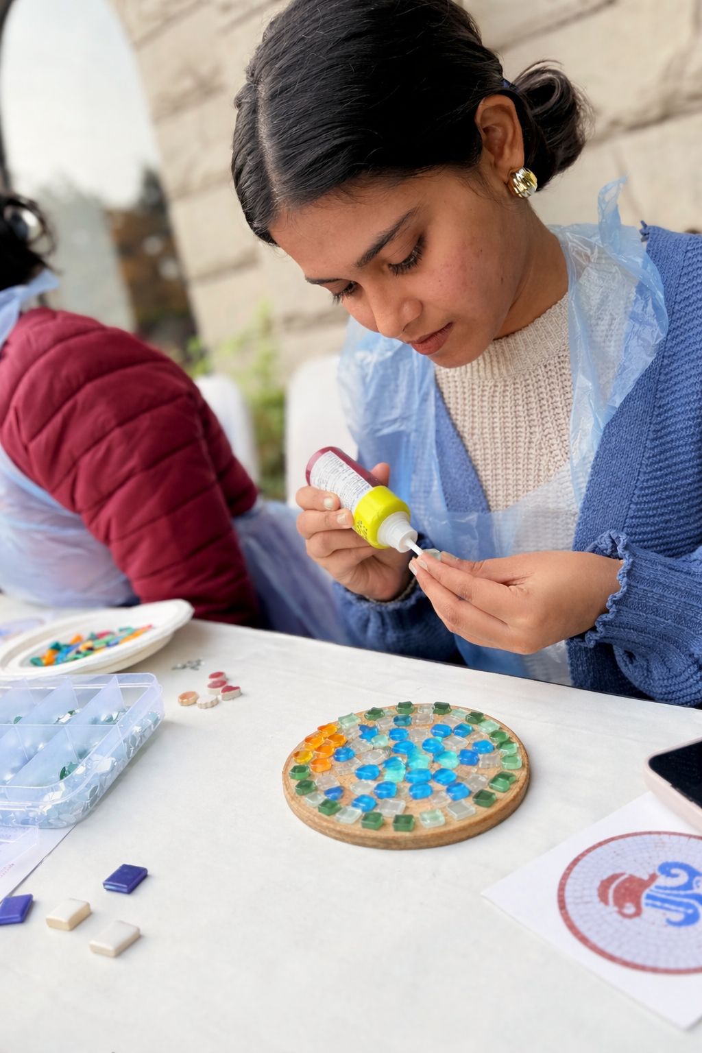 Mosaic Coaster Making